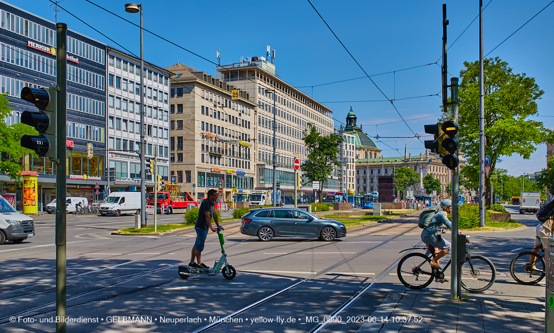 Juni 2023 - Neubau des Hotels Königshof am Stachus in München